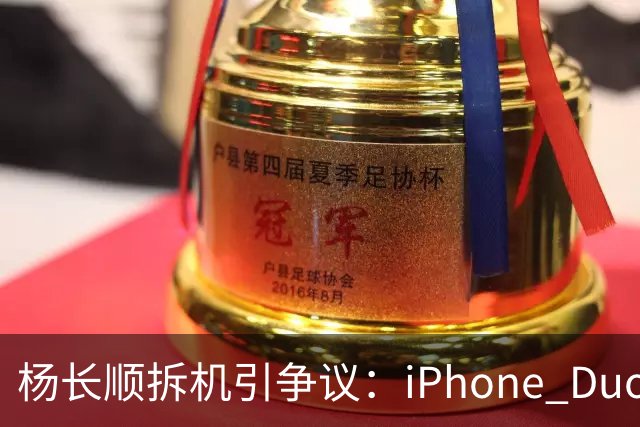 杨长顺拆机引争议：iPhone Duo国行、美版内部不同，有点不厚道了